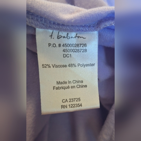 T. Babaton size Small purple top - Picture 4 of 5
